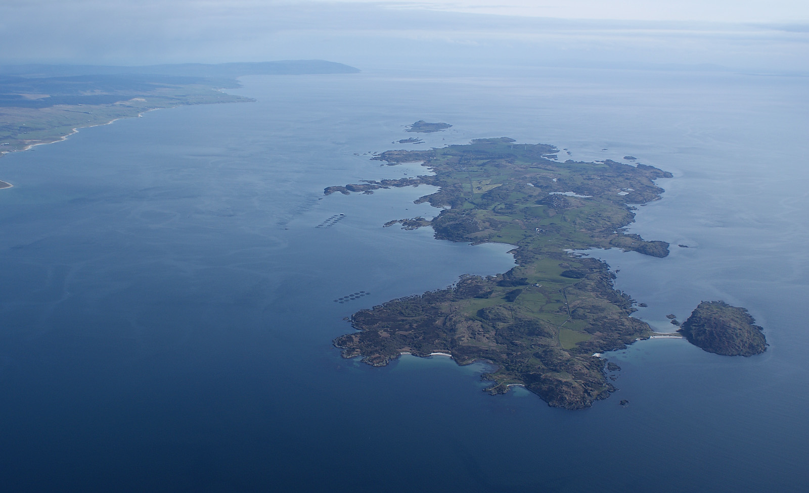 Gigha from the air